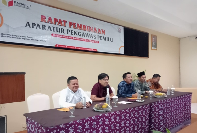Gelar Rakor Pembinaan Aparatur pengawas, Odong Ingatkan Pengawas Untuk Libatkan Masyarakat