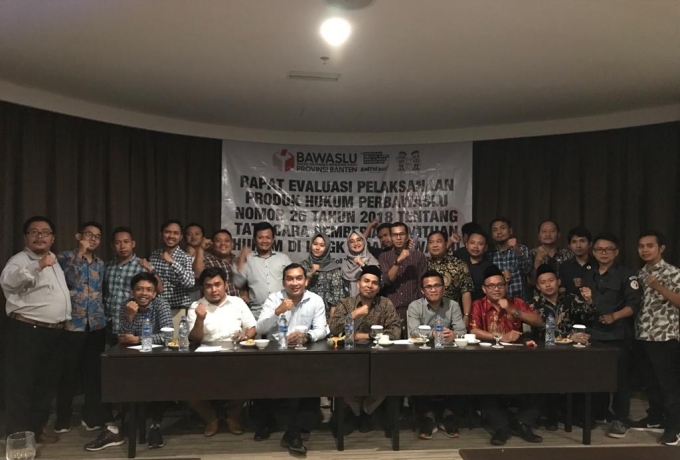 BAWASLU KABUPATEN/KOTA SE- PROVINSI BANTEN INVENTARISIR POTENSI MASALAH BANTUAN HUKUM 