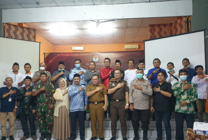 Bawaslu Lebak Hadiri Peluncuran Tahapan Pemilu 2024 di KPU Kabupaten Lebak