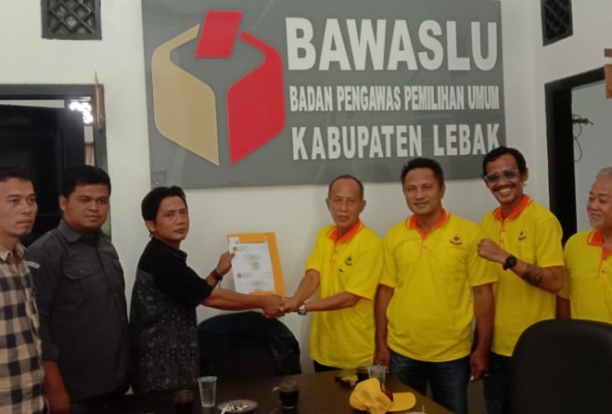 Bawaslu Kabupaten Lebak Menerima Kunjungan Dari Partai Berkarya Kabupaten Lebak