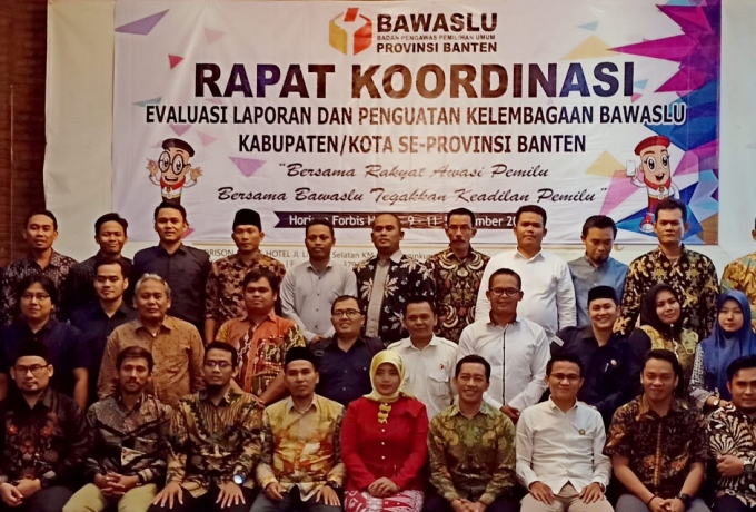 LAPORAN KONPERHENSIF BAWASLU KABUPATEN/KOTA DI BANTEN MENDAPAT NILAI TINGGI