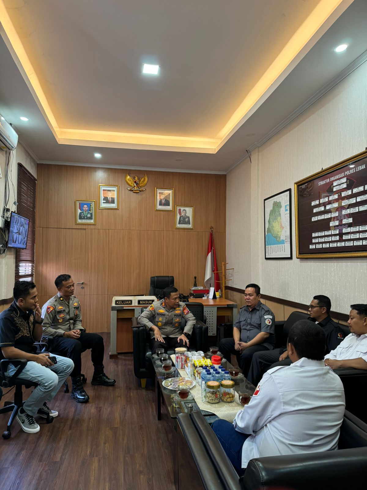 Coffee morning dengan Polres Lebak