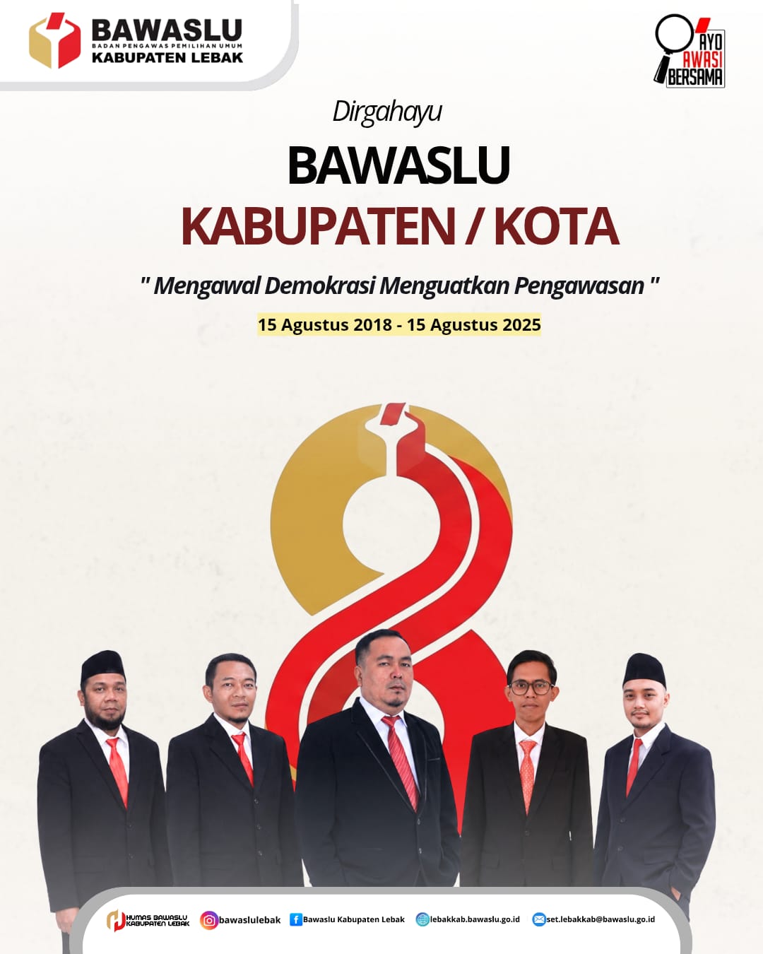 hut bawaslu kab kota