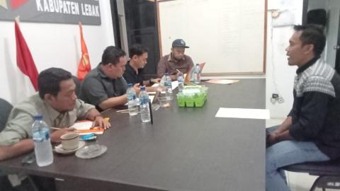 Proses Wawancara dan Klarifikasi PAW Panwascam di Enam Kecamatan di Kabupaten Lebak pada Pemilihan Tahun 2024. Jum'at (28/6/2024)