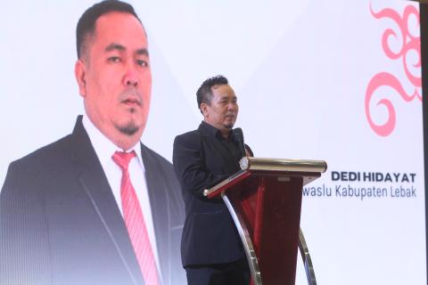 Ketua Bawaslu Lebak Dedi Hidayat