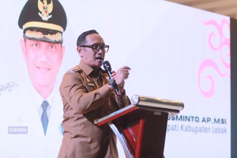 Penjabat Bupati Lebak Gunawan Rusminto