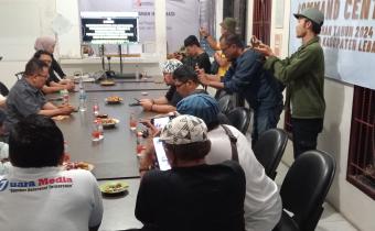 Konferensi Pers : Konsolidasi media dalam rangka pengawasan masa tenang & diseminasi informasi pengawasan Pemilihan Serentak 2024 di kabupaten lebak